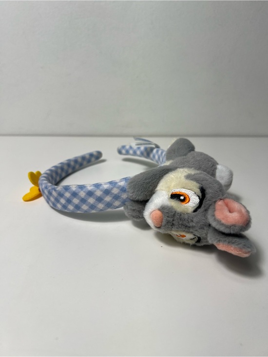 Tokyo Disney Resort Thumper Bambi Gingham Plush Headband Ears W/ Butterfly main image 2